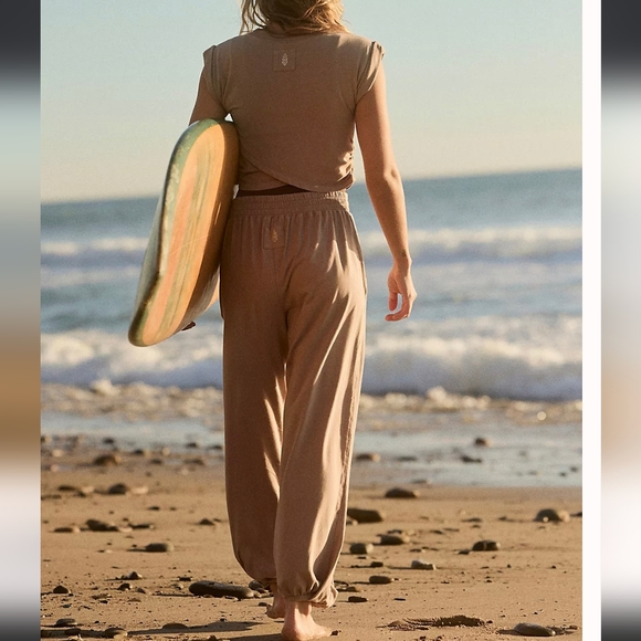 Free People Movement Hot Shot Crossover 2pc Set in Bright Blue sz Small - Picture 5 of 16